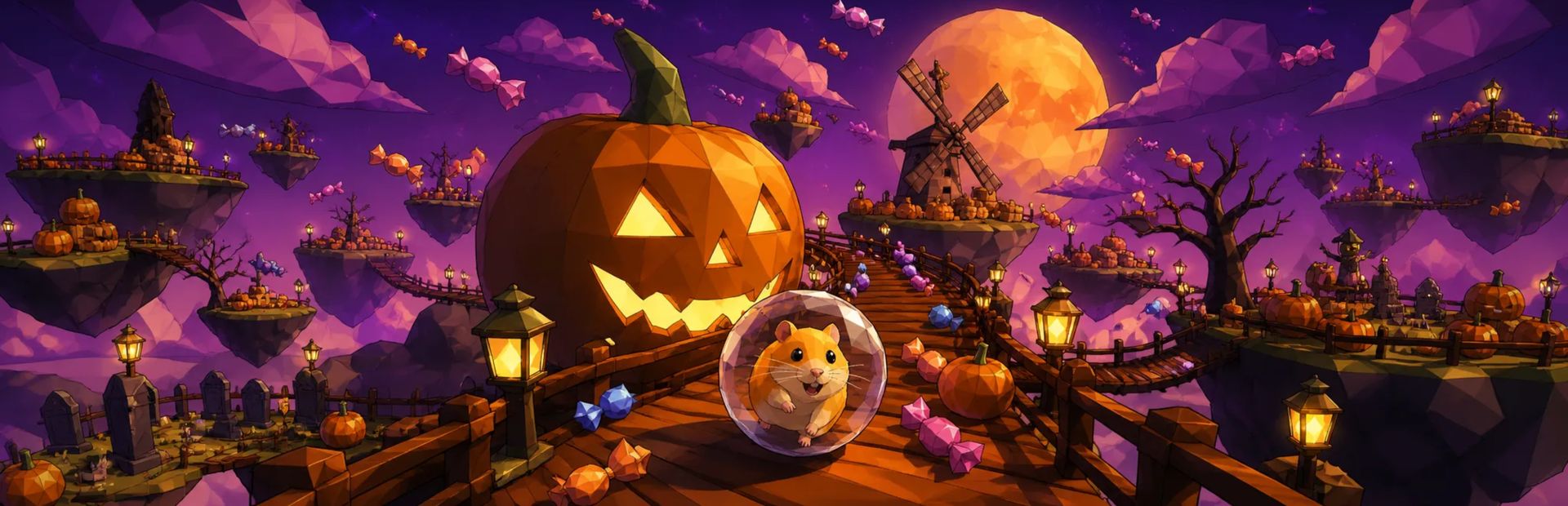 Trick or Roll wide hero art