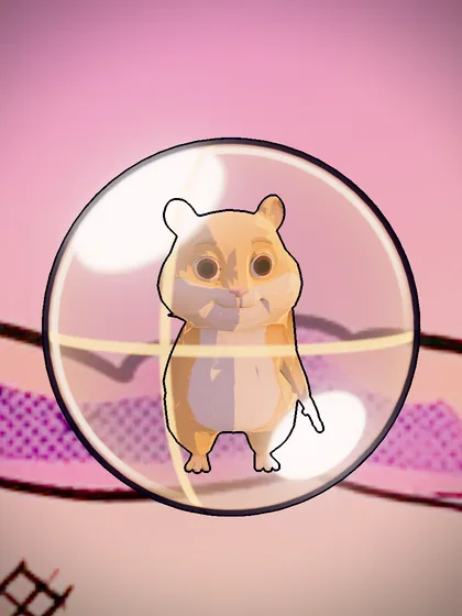 Biscuit the golden hamster
